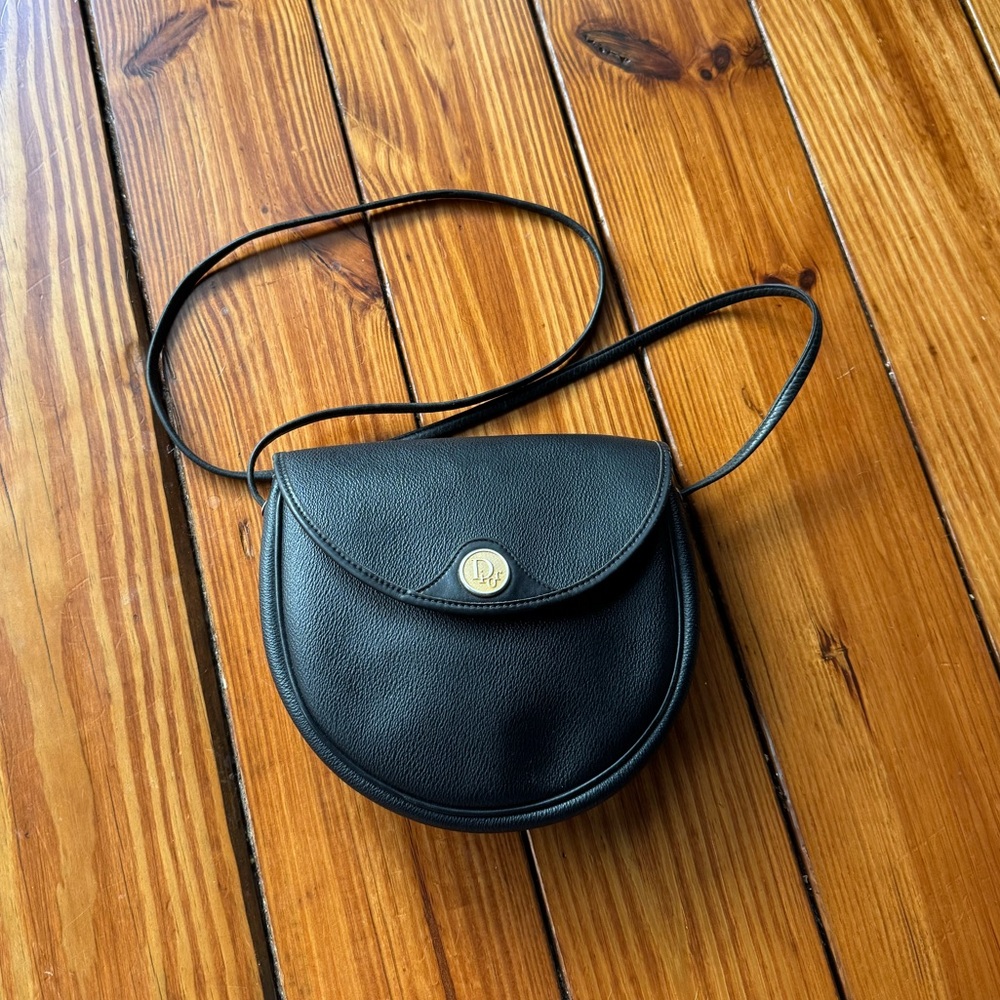 DIOR • Vintage Monogram Canvas Honeycomb Crossbody Bag (EUC)